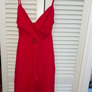 RollaCoster Women's XS Red Jumpsuit Cocktail